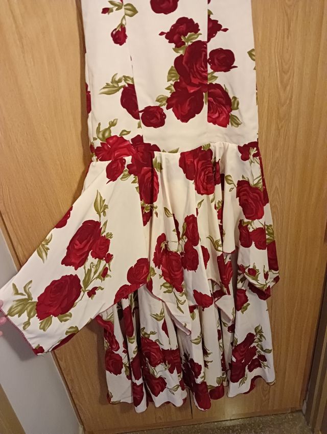 Vestido flamenco flores