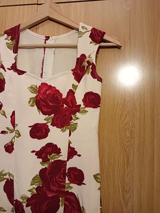 Vestido flamenco flores