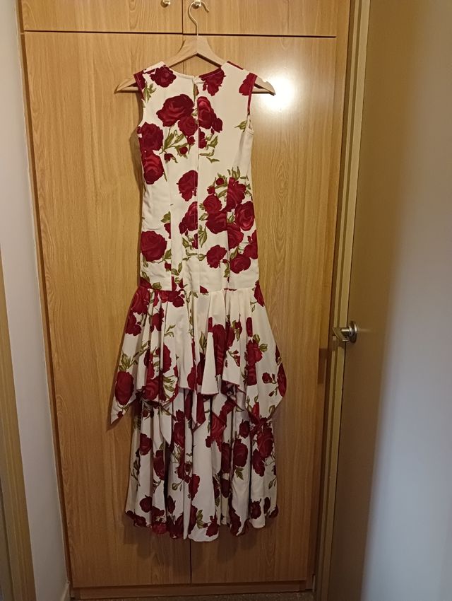 Vestido flamenco flores