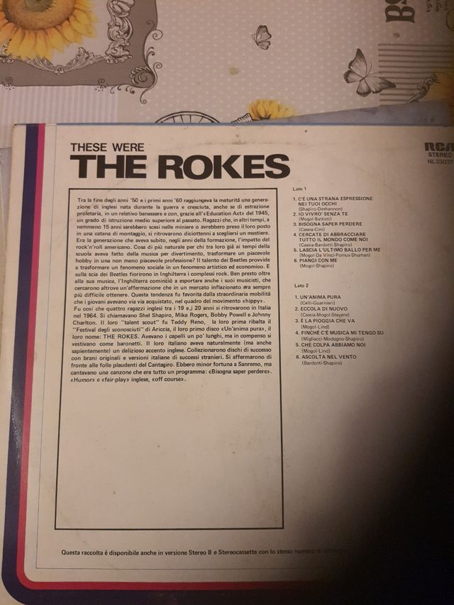 Vinile originale the roses these were