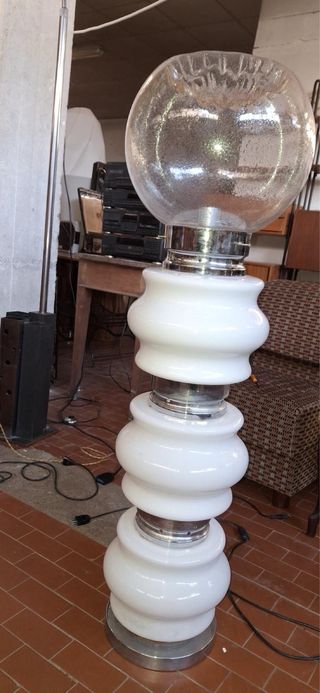 Lampada da terra vintage di Mazzega