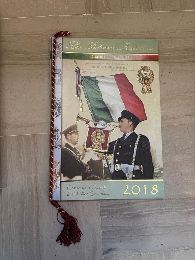 Calendario Polizia 2018