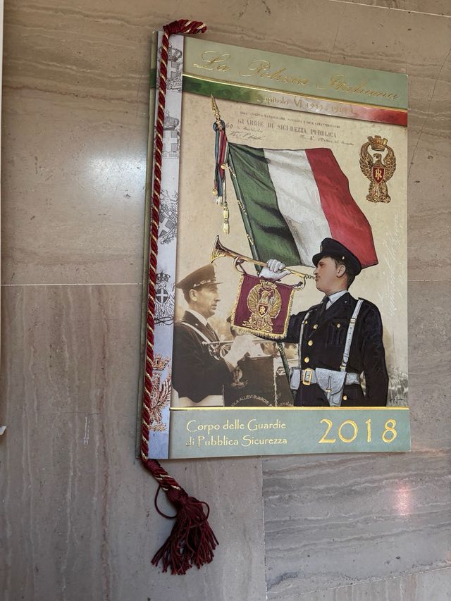 Calendario Polizia 2018