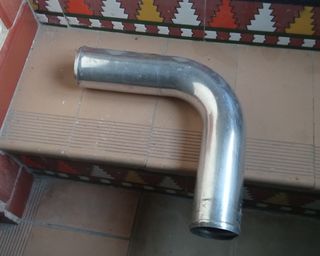 Codo acero inoxidable 75 mm chimenea