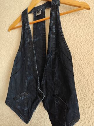 Chaleco vaquero Bershka S