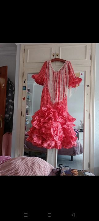 Traje flamenca rojo
