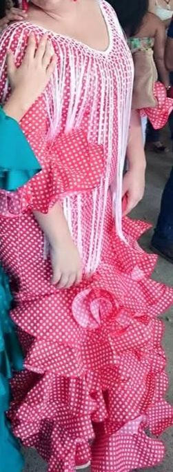 Traje flamenca rojo
