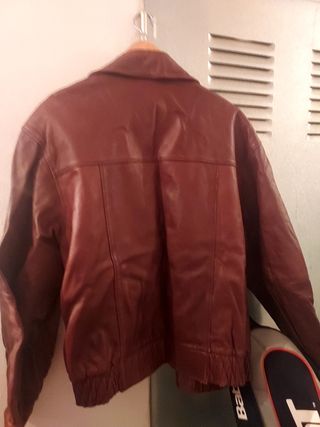 Cazadora piel hombre 