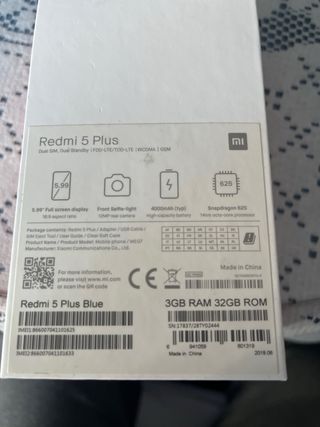 Xiaomi redmi 5 plus