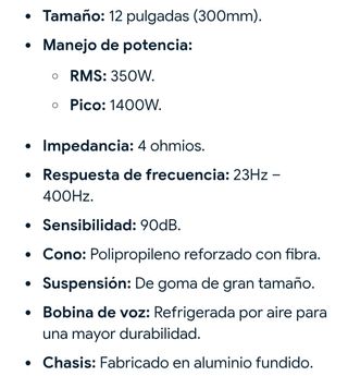 JBL GTO SERIES SUBWOOFER
1400W