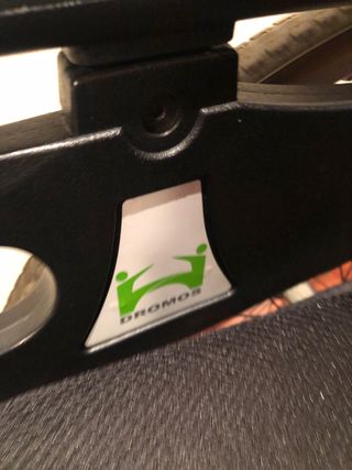 Silla de ruedas con motor instalado