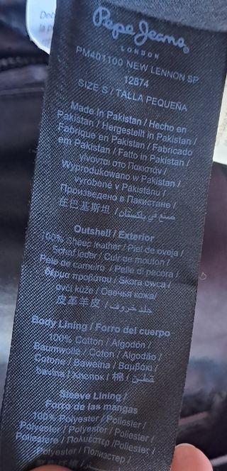 Cazadora hombre piel PepeJeans 