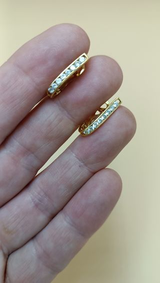 Pendientes de oro de 18kt.