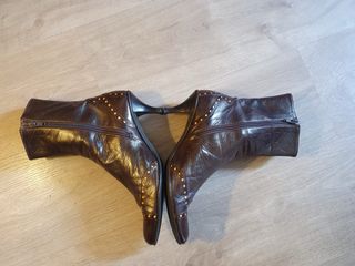 Botines cortos marron chocolate 
