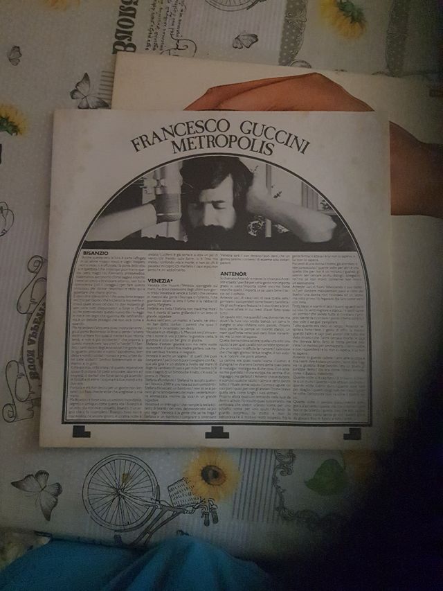 Vinile Francesco guccini metropolis