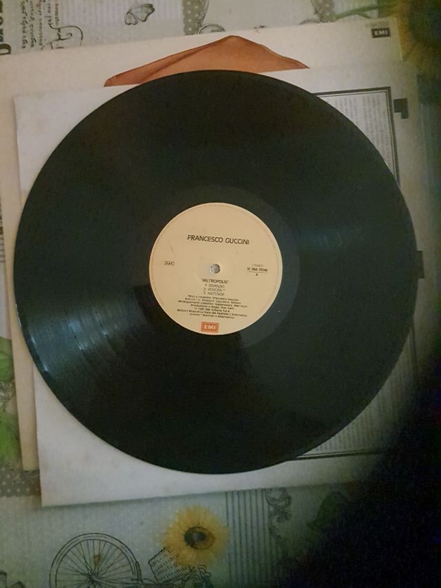 Vinile Francesco guccini metropolis