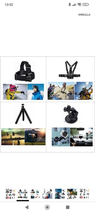 Kit action camera