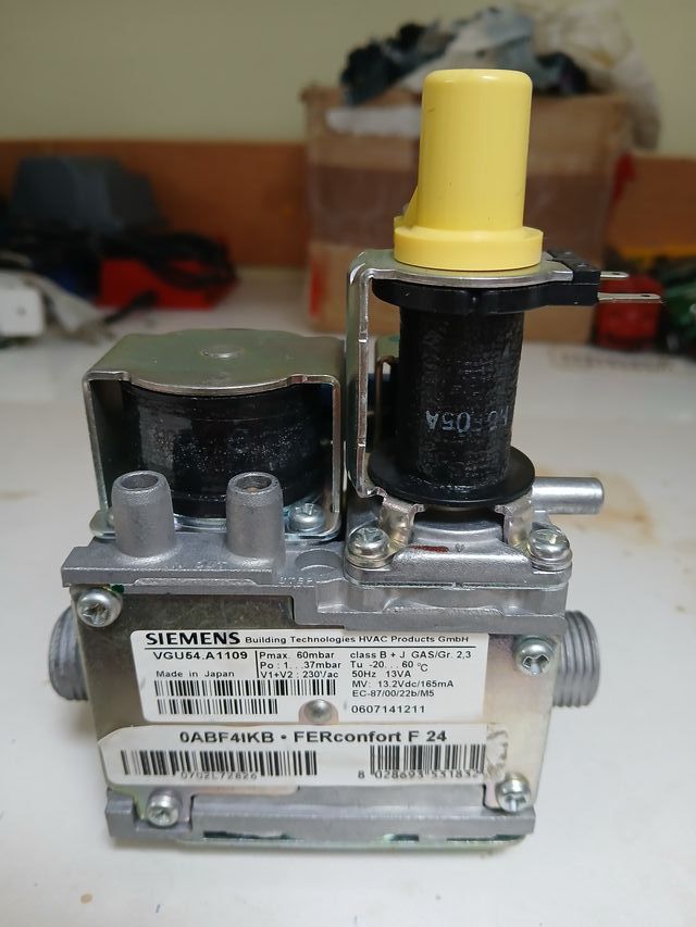 Válvula gas Ferroli F24 Siemens vgu54.a.1109 NUEVA