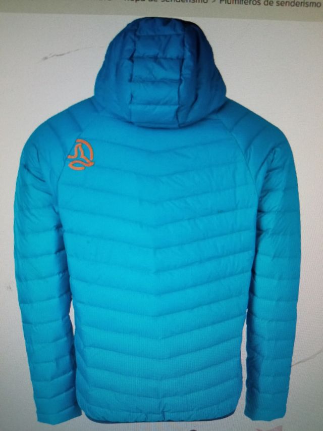 Plumífero aislante de plumón, hombre.