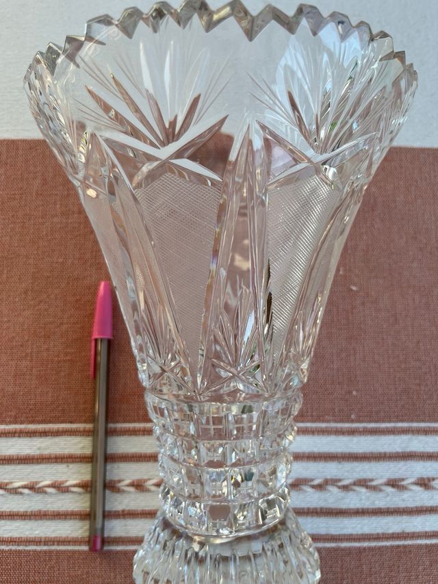 Florero cristal de Bohemia