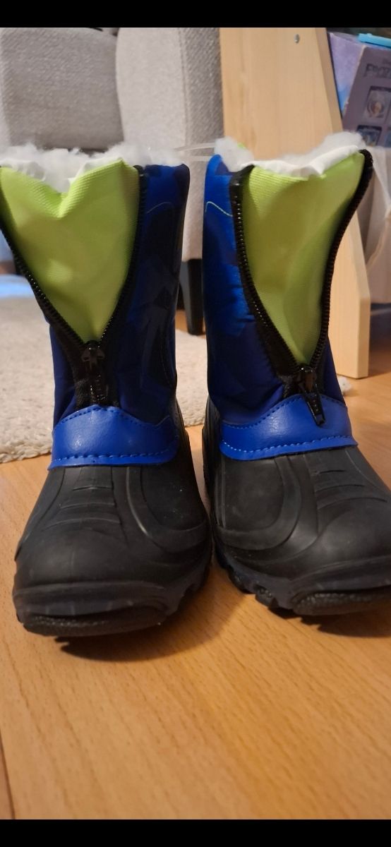 Botas de neve para crianças tamanho 27