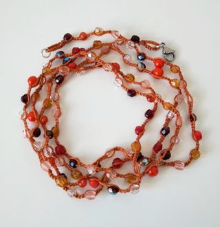 Collana lunga 3 varianti colore