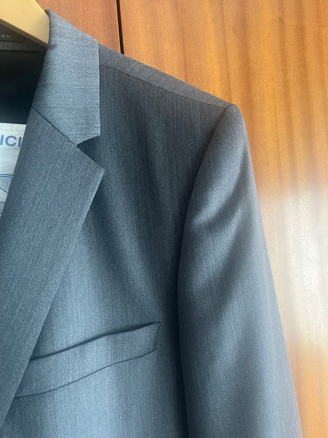 Americana/Blazer Gris Marengo Zara Man