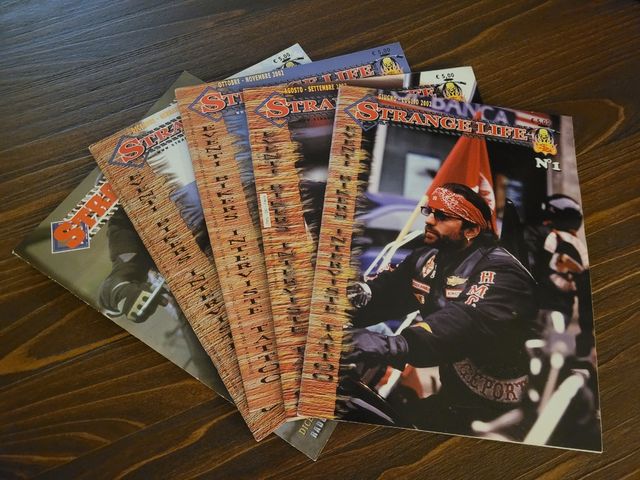 strange life rivista biker Mc vintage