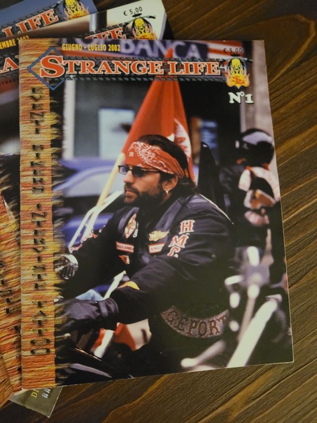 strange life rivista biker Mc vintage