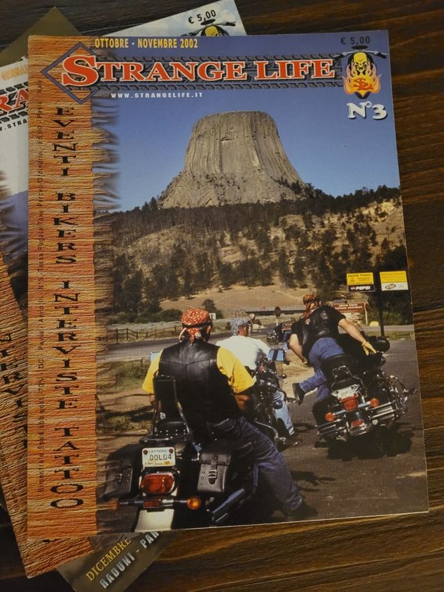 strange life rivista biker Mc vintage