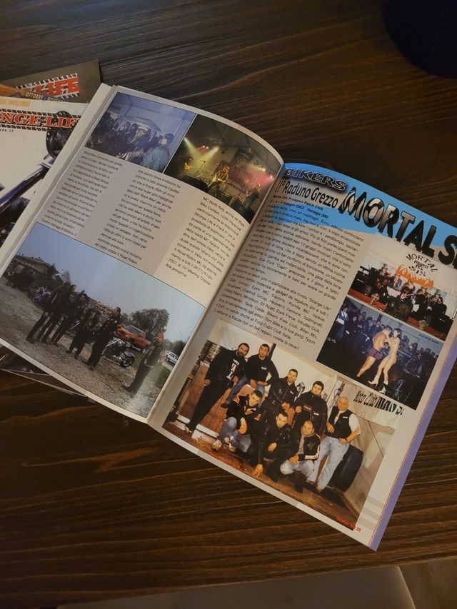 strange life rivista biker Mc vintage
