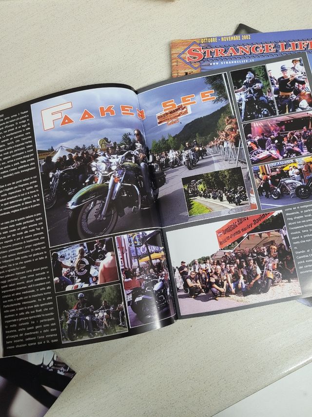 strange life rivista biker Mc vintage