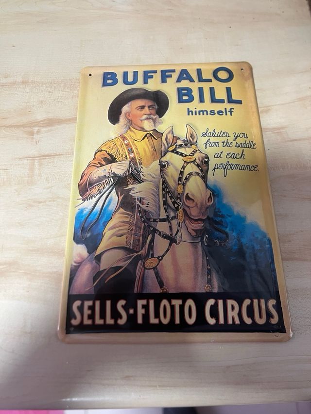 Placa Metalica... Buffalo Bill