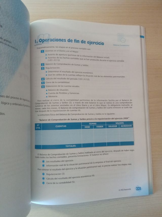 Contabilidad general y Tesorería