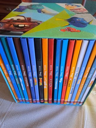 DVD COLECCION DISNEY PIXAR 19 DVD LIBROS