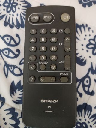 Televisión SHARP de 14"con mando a distancia