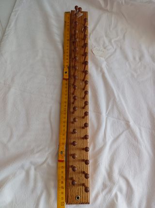 Cuelga corbatas madera