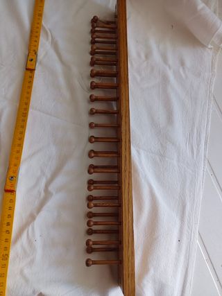 Cuelga corbatas madera