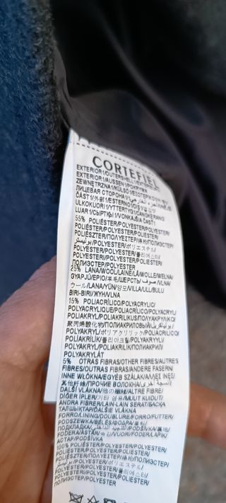 Abrigo Cortefiel parka