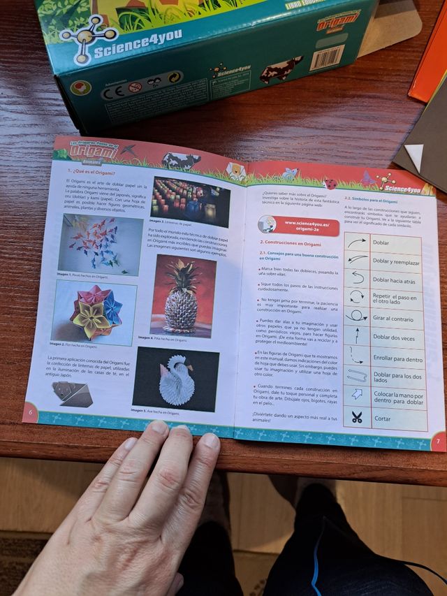 Juego educativo Origami  animals