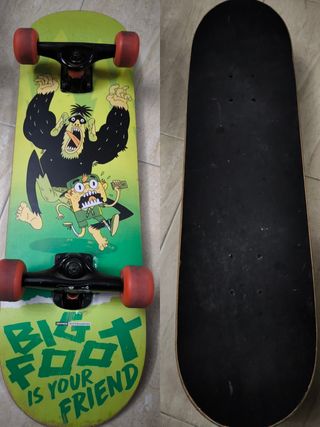 Monopatín SK MID 100 BIG FOOT GREEN