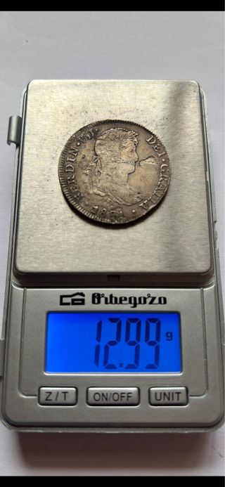 4 reales 1821 LIMA Fernando VII