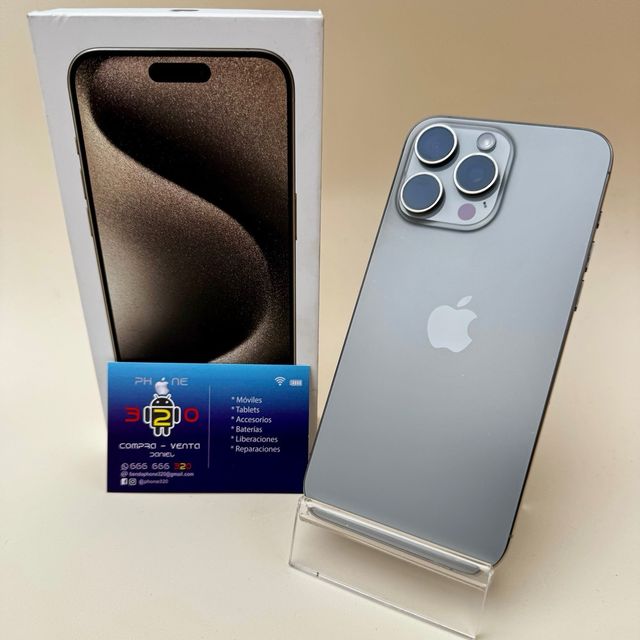 IPHONE 15 PRO MAX 256GB FACTURA GARANTIA PERFECTO