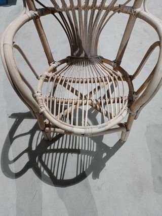 Sillón de bambú
