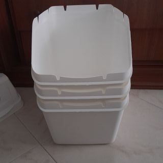 Cubos de basura y reciclaje 20 litros cada uno