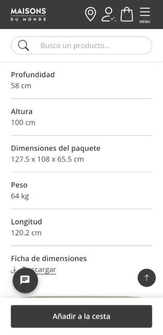 Mueble Bar Mainsons du Monde