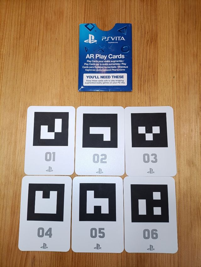 PSVITA  juegos + AR play cards