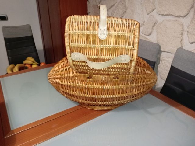 Cestino in vimini pic nik