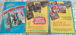 La guerra de las galaxias. 7, 8 y 9 Bruguera. 1978