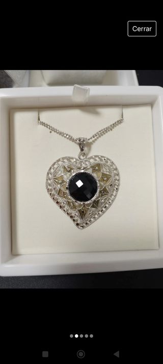 Joyas plata y ónix 